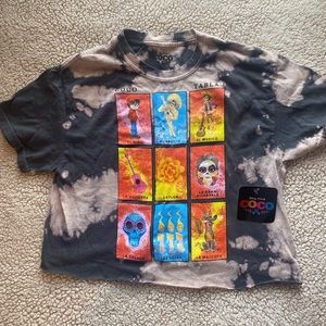 Disney’s CoCo- Lotería Table Crop Top, SIZE: S